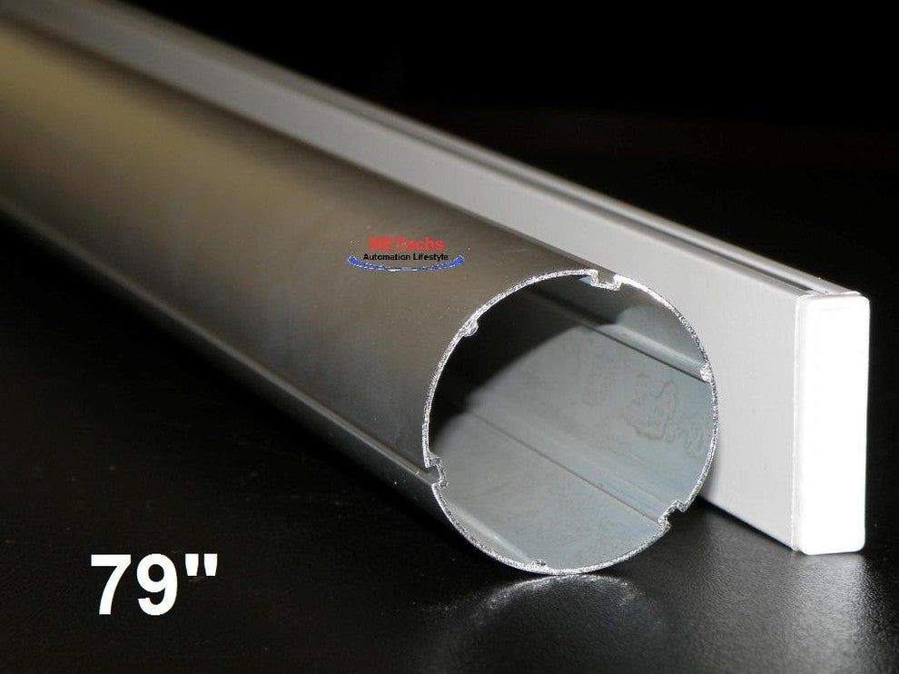 79" Aluminum Roller Shade Blind Rod With Bottom Weight Bar