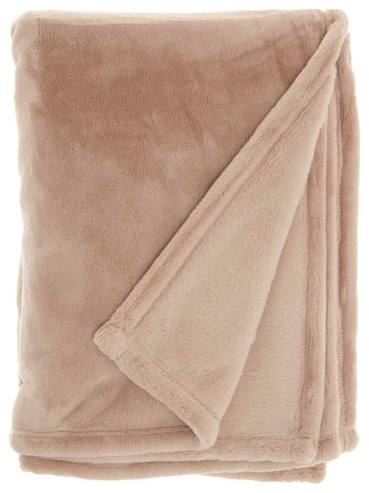 Mina Victory AP102 Throw Blanket, Blush, 50" x 70"