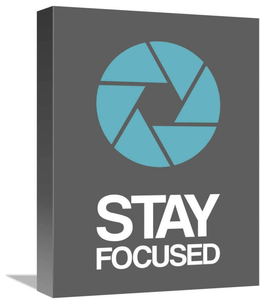 "Stay Focused Circle Poster 4" Fine Art Print