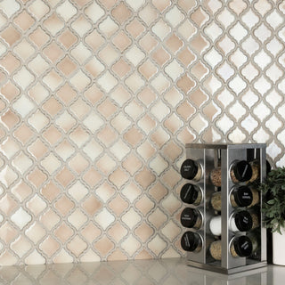 Hudson Tangier Mosaic Floor and Wall Tile, Truffle