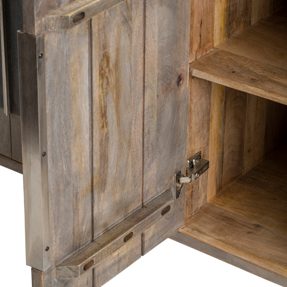 Laurelwood Four-Door Mango Wood Sideboard