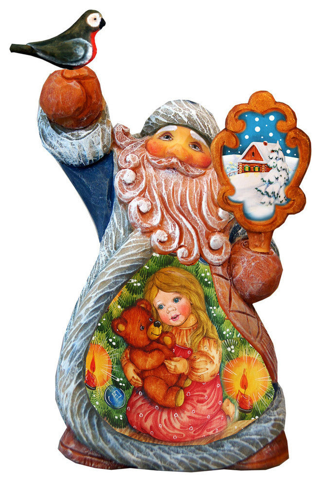 Hand Painted Early Friends Tiny Tale Santa Figurine