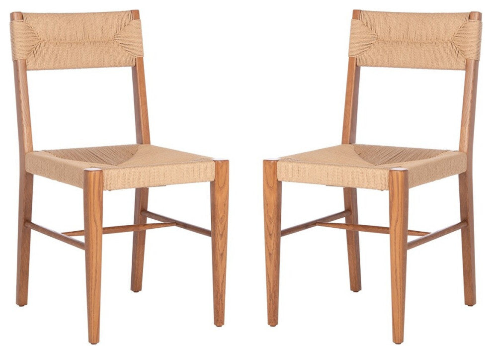 Safavieh Couture Cody Rattan Dining Chair, Natural