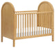 Bondi Cane 3-in-1 Convertible Crib with Toddler Bed Conversion Kit, Honey, Wood