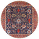 Ahgly Company Indoor Round Mid-Century Modern Area Rugs, 4' Round