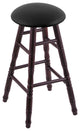 Holland Bar Stool, Maple Round Cushion Counter Stool, Turned Legs