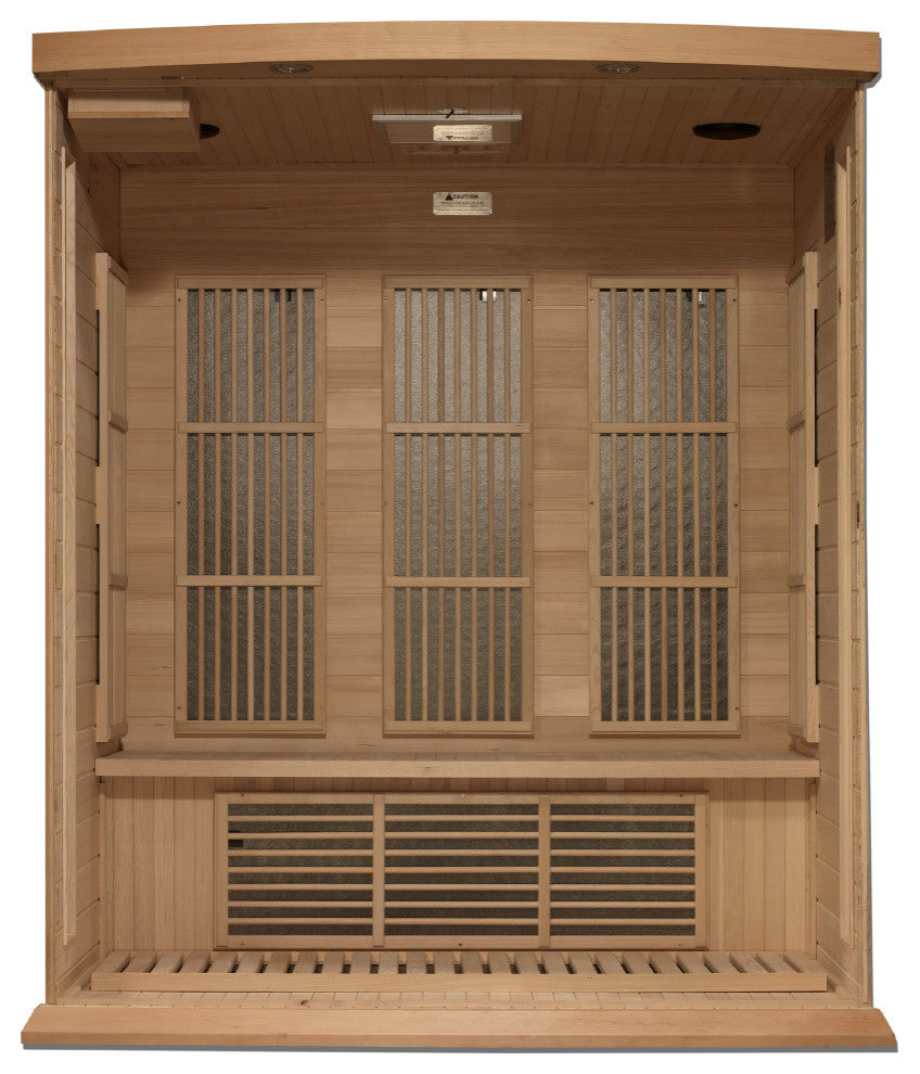3-Person Full Spectrum Near Zero Emf, Under 2Mg Far Infrared Sauna