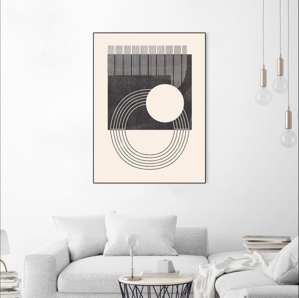 "Unknown Space III" Framed Canvas by Giant Art 24"x32"