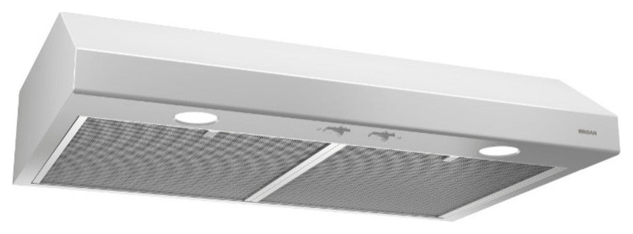 Broan BCSD130 Glacier Series 150 - 250 CFM 30"W Under Cabinet - White