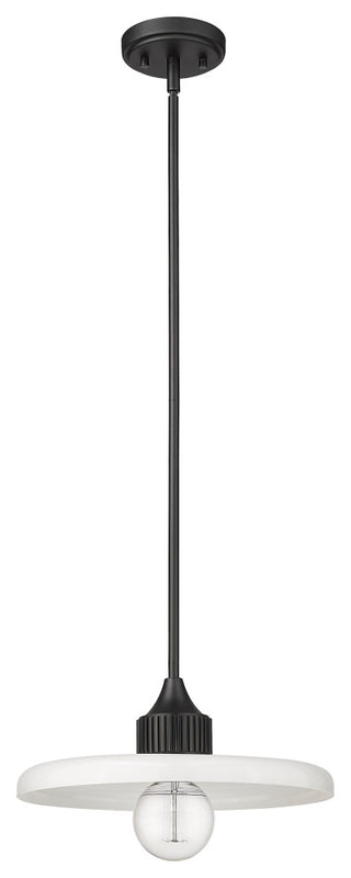 Zlite 820P14-MB 1-Light Pendant, Gloss Opal