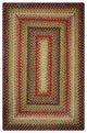 Homespice D"cor Gingerbread Jute Braided Rug 8 x 10'' Rect.