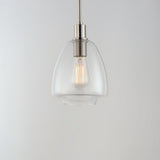 Maxim 11112CL Babylon 7"W Mini Pendant - Satin Nickel