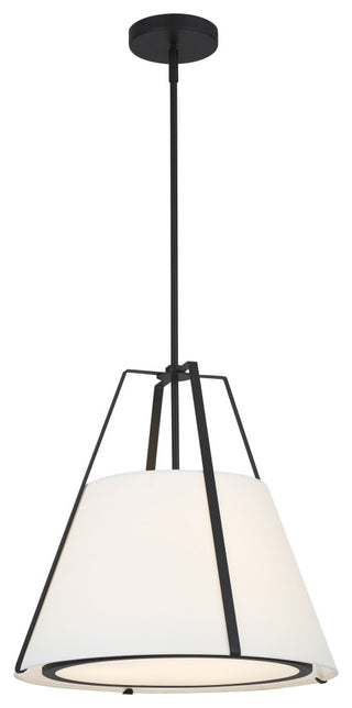 Crystorama Lighting Group FUL-904 Fulton 3 Light 20"W Pendant - Black