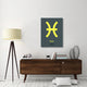 "Pisces Zodiac Sign Yellow" Fine Art Print