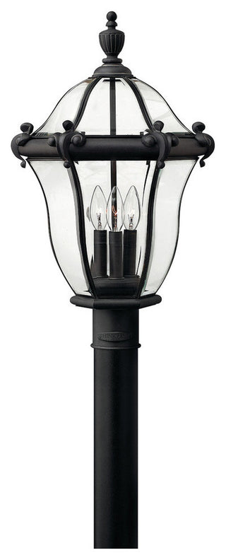 Outdoor San Clemente 3-Light, Museum Black