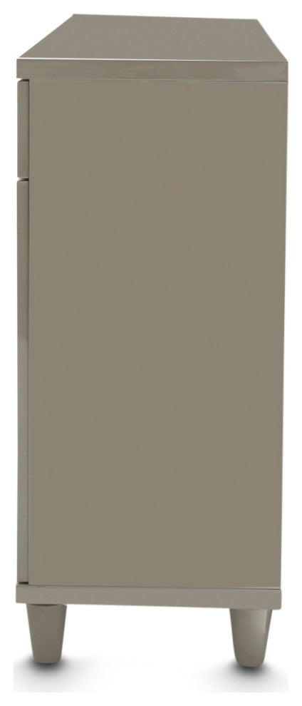 Urban Place Dresser With Mirror, Dove Gray
