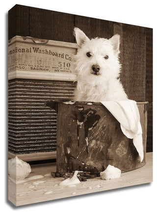 Vintage Wash Day by Edward M. Fielding, Print on Canvas, Ready to Hang