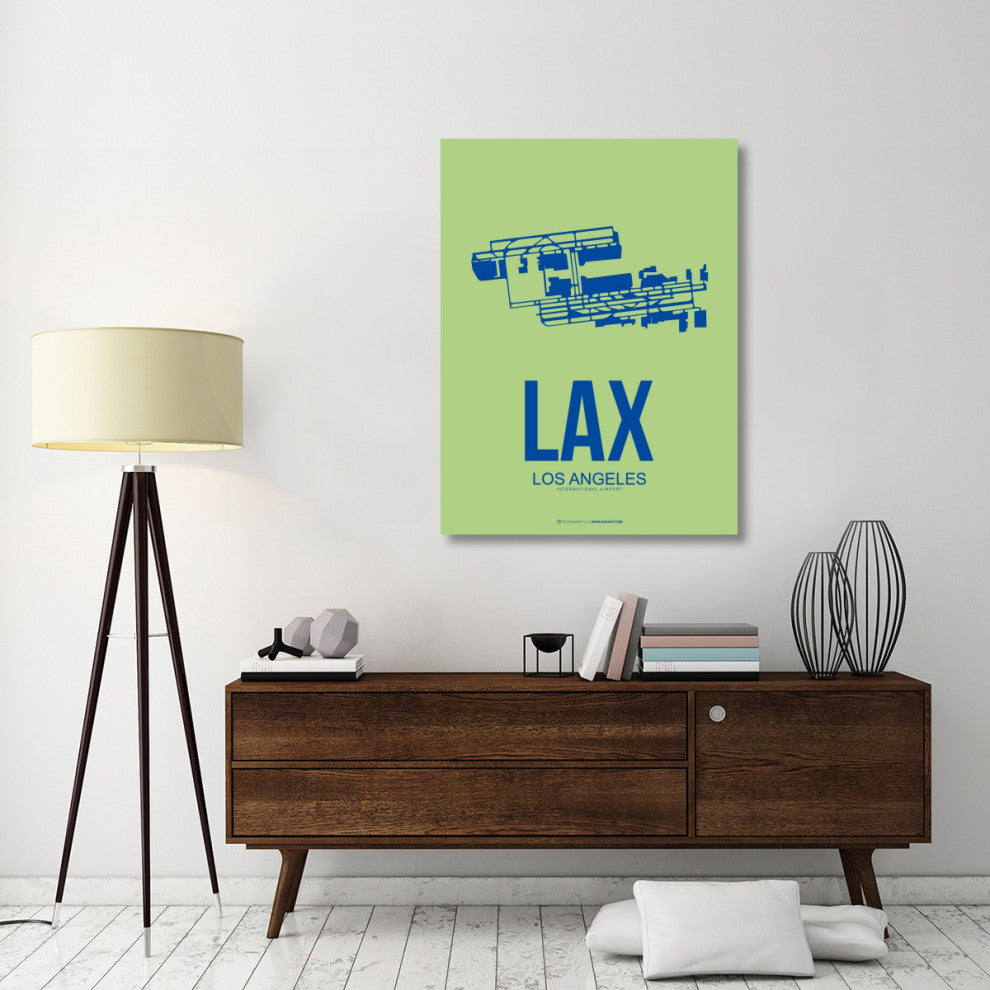 "LAX Los Angeles Poster 1" Fine Art Print