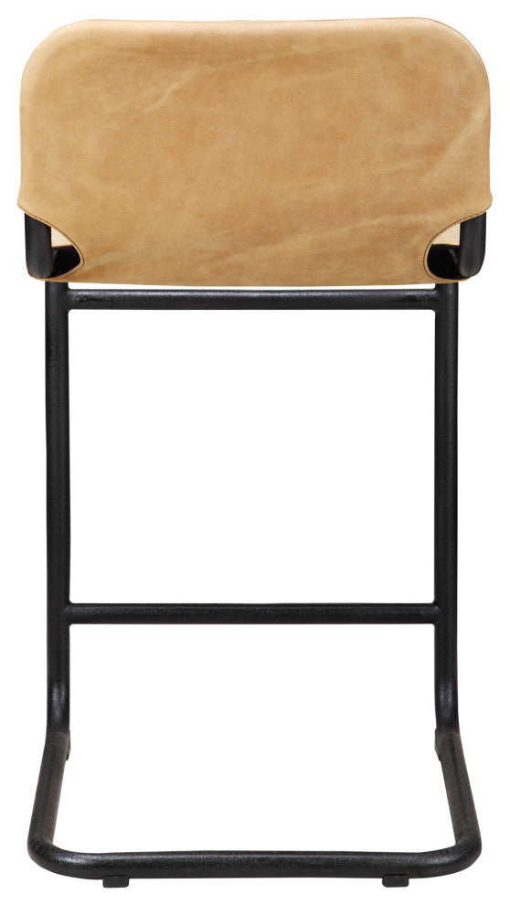 Industrial Baker Counter Stool Tan - M2 - Brown