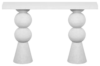 Lupita White Console Table