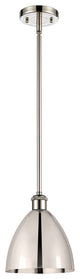 Ballston Dome Pendant, Polished Nickel, LED