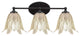 Capri 3-Light Bath Bar, Matte Black/Vanilla Leaf