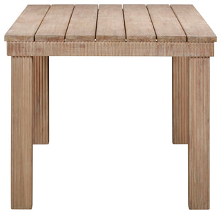 Cassie Natural Rectangular Outdoor Dining Table, 75 Inch