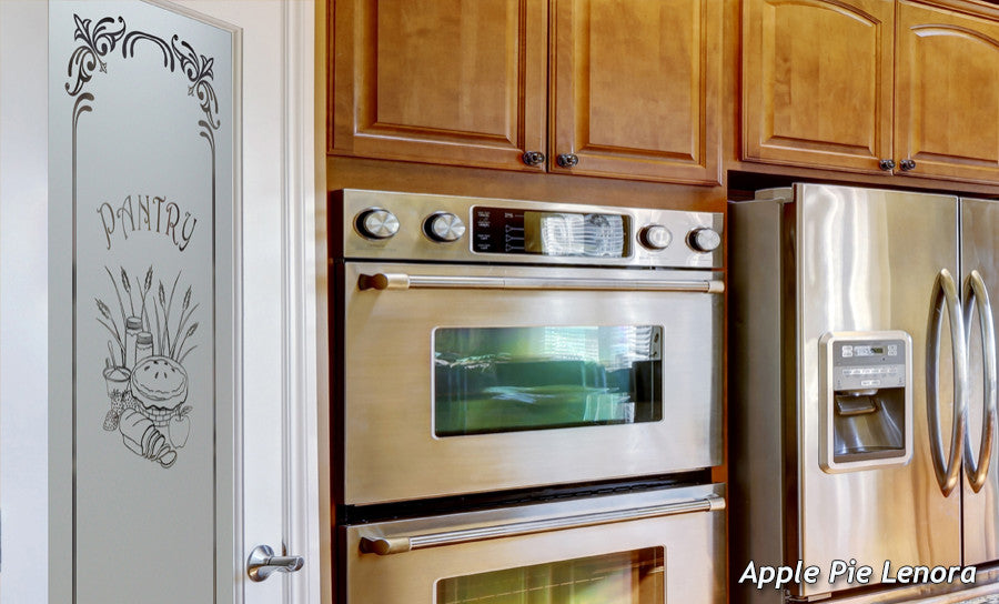 Pantry Door - Apple Pie  - Douglas Fir (stain grade) - 30" x 96" - Knob on...