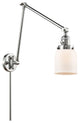 Bell Swing Arm With Switch, Polished Chrome, Matte White, Matte White