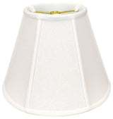 Royal Designs Deep Empire Bell Lamp Shade, White, 9x16x12.25, Single