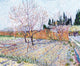 Vincent Van Gogh Orchard With Peach Trees in Blossom Wall Decal