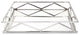 Oblong Mirror Tray with V-design