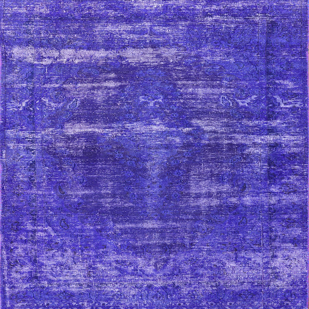 Ahgly Company Indoor Square Mid-Century Modern Area Rugs, 3' Square