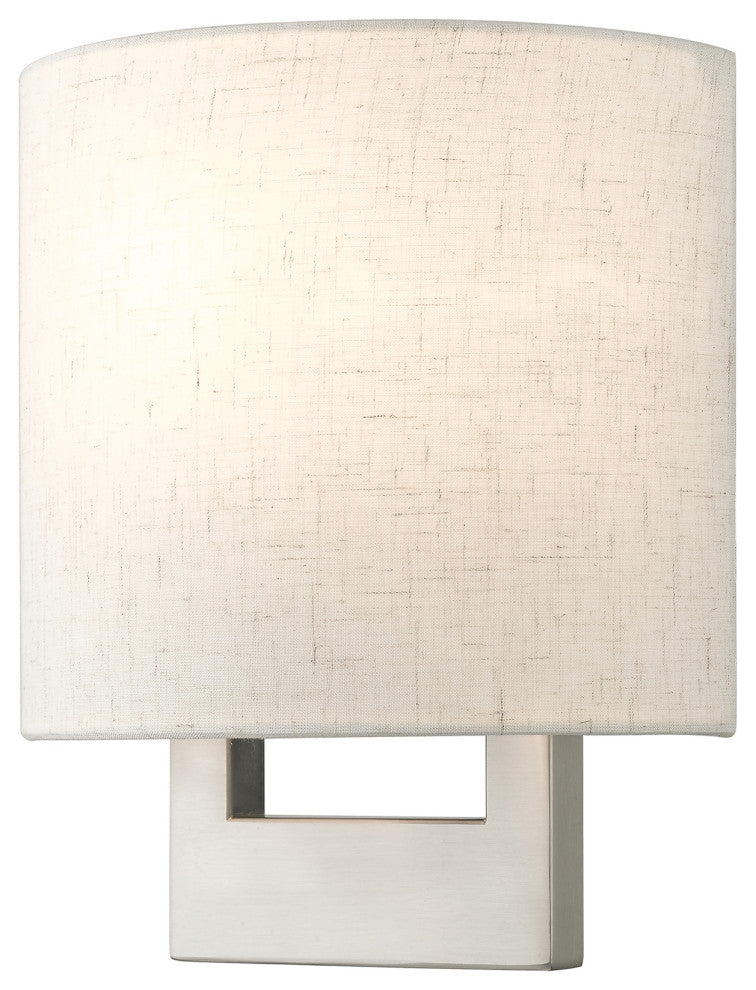 ADA Wall Sconces 1-Light Brushed Nickel Petite ADA Sconce