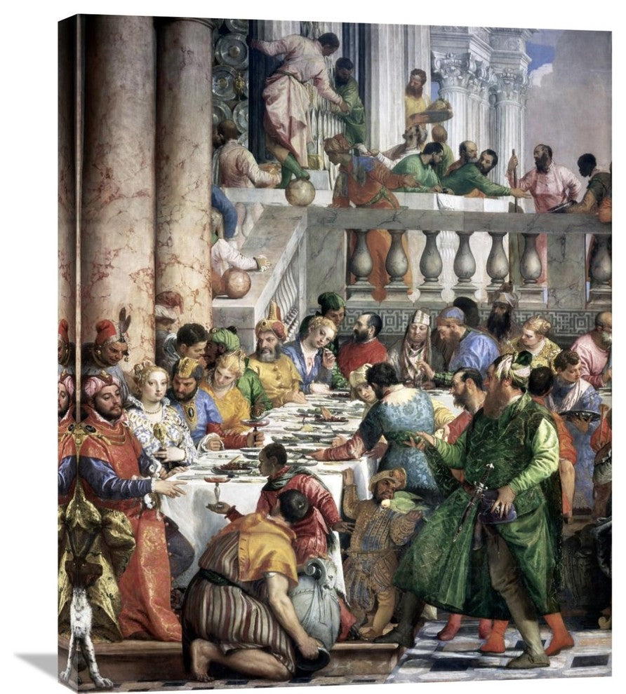 "Marriage at Cana (Detail)" Stretched Canvas Giclee by Paolo Veronese, 24"x30"