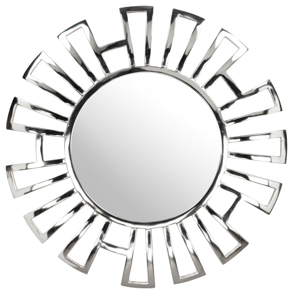 Calmar Round Mirror Aluminum