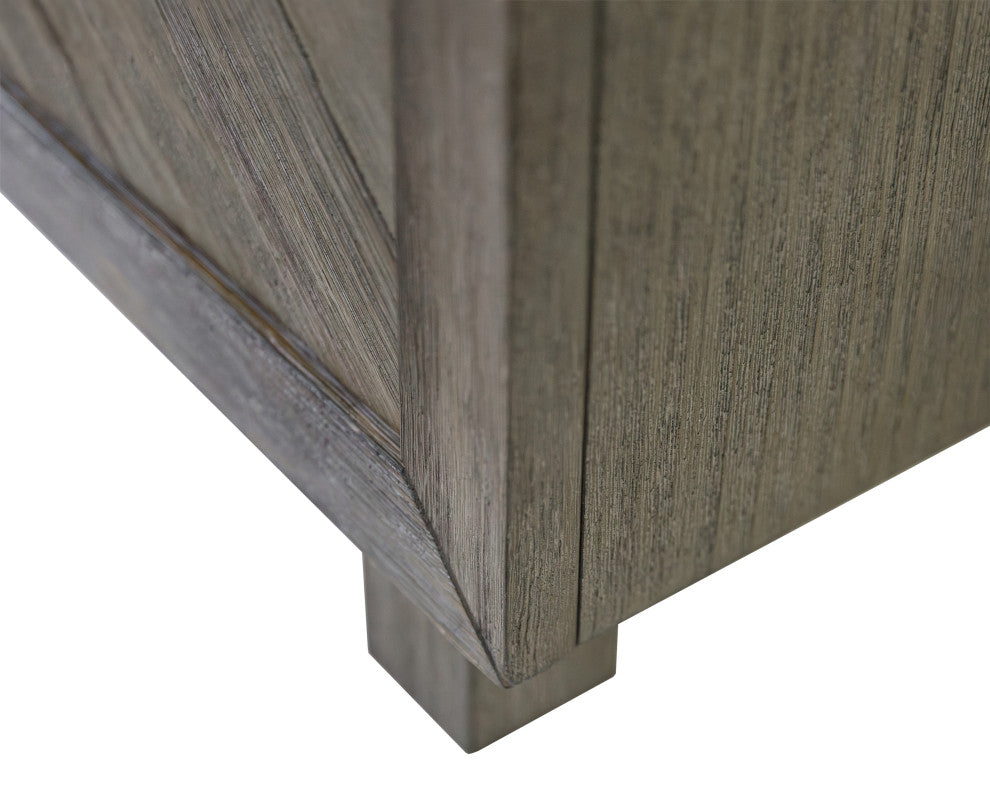 80" Fireplace Console Entertainment, Gray