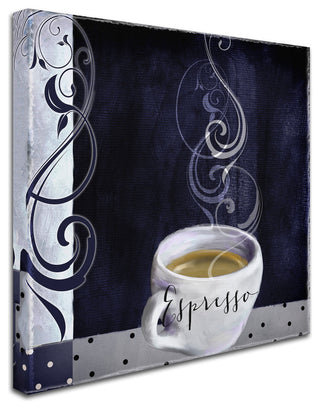 Color Bakery 'Cafe Blue IV' Canvas Art, 14"x14"