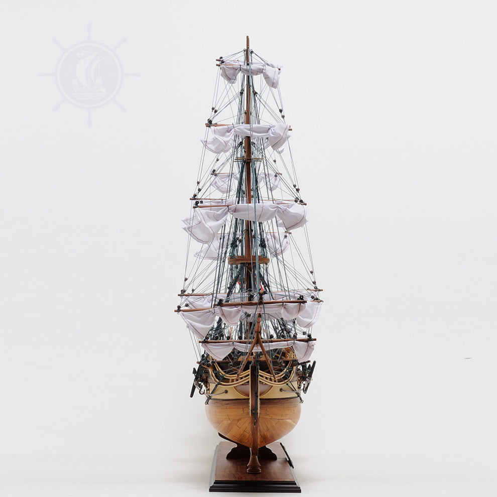 Uss Constitution Large With Floor Display Case