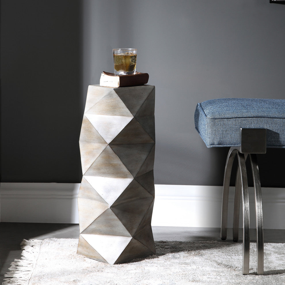 Uttermost Rudo Geometric Drink Table