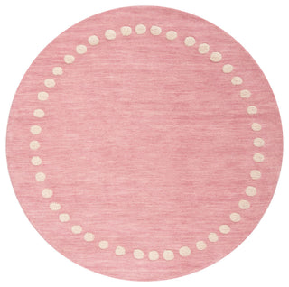Safavieh Kids Collection SFK802 Rug, Pink, 5' Round