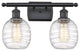 Innovations 516-2W-BK-G1013 2-Light Bath Vanity Light, Matte Black