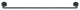 Brusque 21" Towel Bar, Matte Black