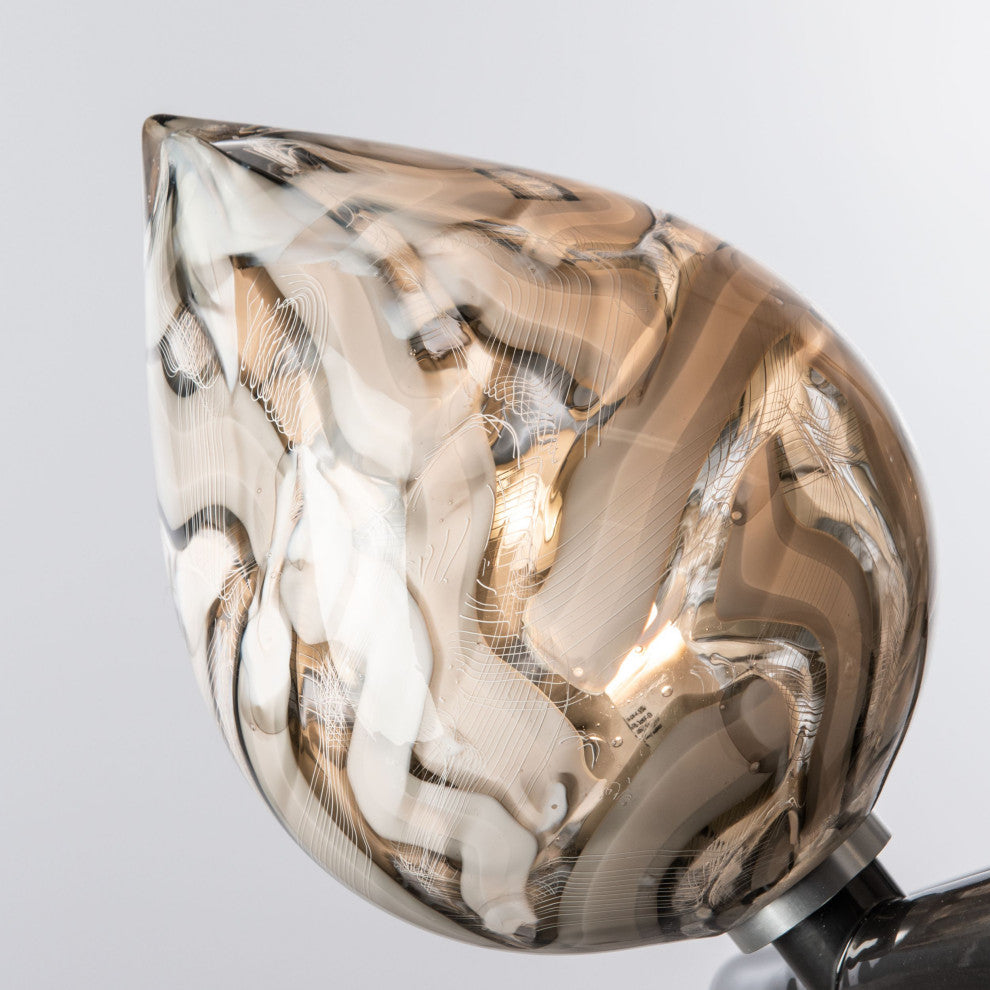 Floret Pendant Ink Finish