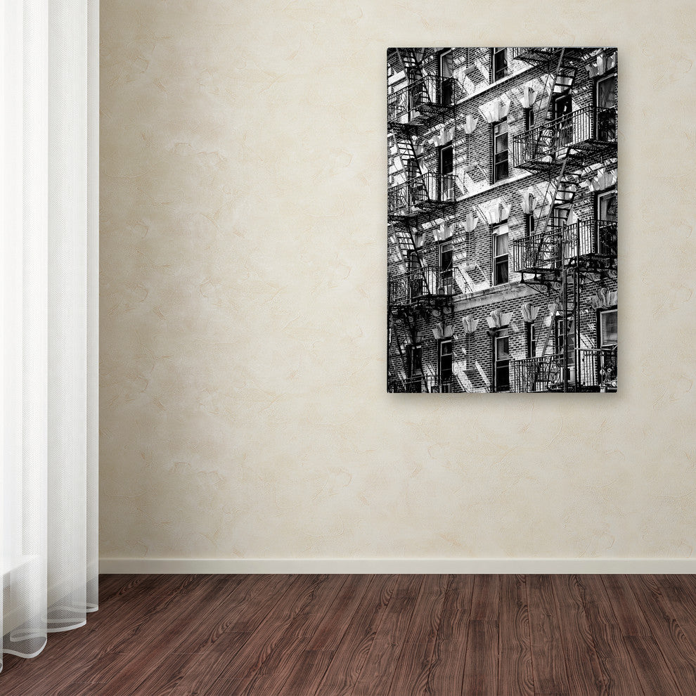 Philippe Hugonnard 'New York Facade' Canvas Art, 19"x12"