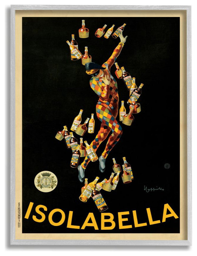 Isolabella Vintage Poster Drink Design, 11"x14"