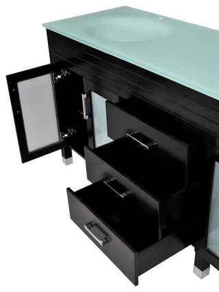 Belmont Decor Dayton 72" Double Sink Vanity Set, Espresso