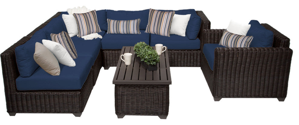 Venice 7 Piece Outdoor Wicker Patio Furniture Set 07c