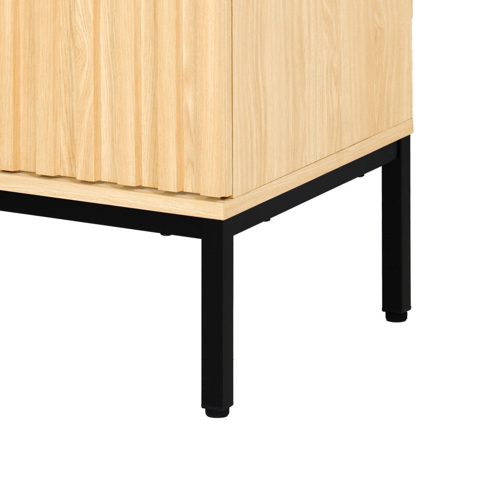 Rowan Geometric 2-Shelf Bath Vanity Cabinet Only, Sink Basin Not Included