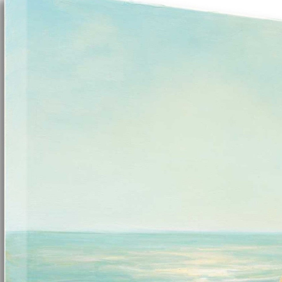 20" Beach Chairs on the Sand Giclee Canvas Wall Art